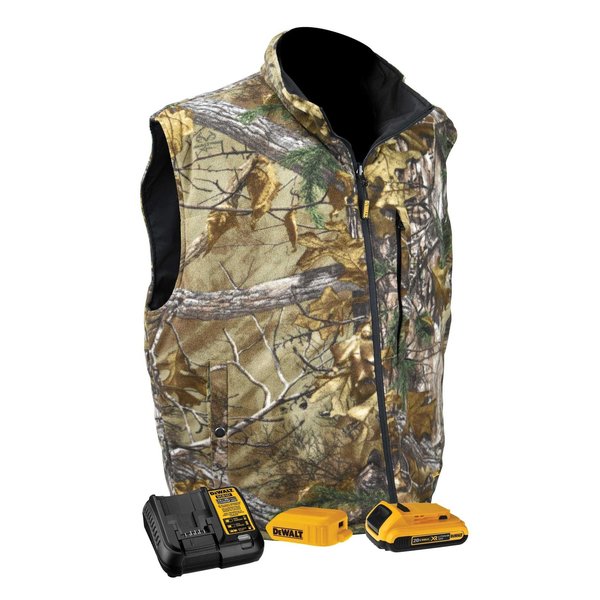 Dewalt Heated Jackets Camo Fleece Heated Vest-XL DCHV085D1-XL